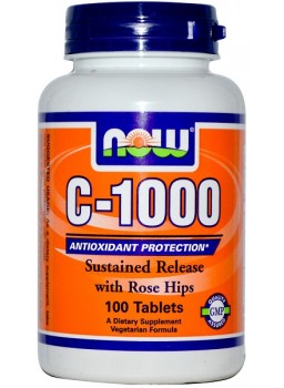 NOW Vitamin C-1000 RH 100 таб