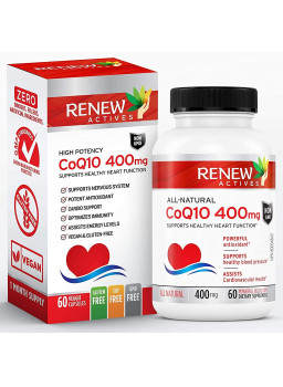  All-Natural CoQ10 400 mg. 